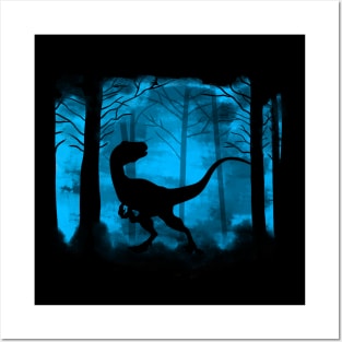 Raptor in the Woods Posters and Art